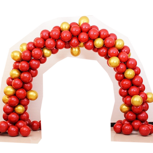 新年周年庆结婚马卡龙气球拱门支架商场氛围装饰开业生日气球布置