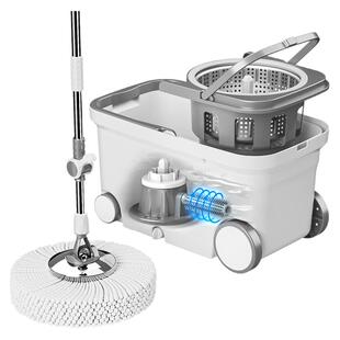 旋转拖把家用双驱甩干地拖自动脱水式2026新款布桶一拖墩布拖净