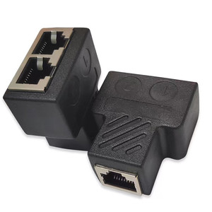 一分二网线分线盒同时上网移动电信联通ITV机顶盒监控路由1分2器