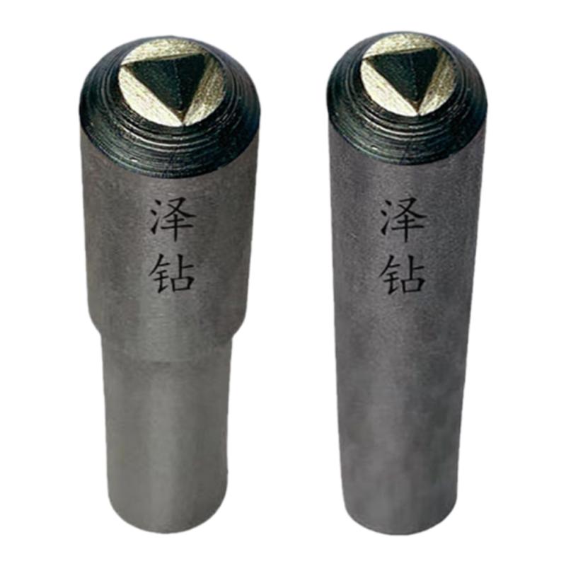 金刚石金刚笔黑三角大颗粒大水磨修刀磨床砂轮修整器铣石笔修正笔