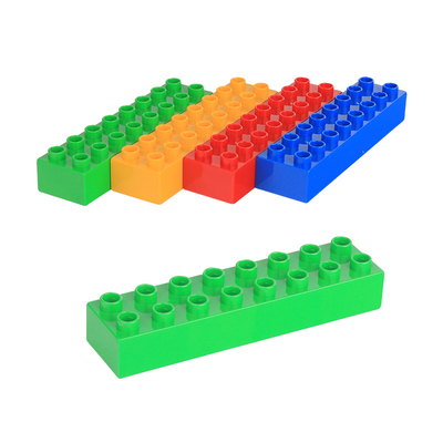 基础块4孔8孔散装积木大颗粒