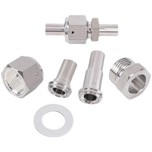 316L不锈钢VCR接头超高洁净长短焊杆公母头vcr垫片替换进口EPBA级