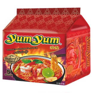 露思推荐 泰国进口yumyum/养养牌冬阴功面酸辣虾味汤面方便面泡面