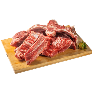 天顺源原切羊蝎子羊脊骨羊蝎子新鲜冷冻羊肉散养羔羊3斤