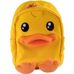 B.Duck小黄鸭儿童幼儿园双肩包小书包可爱背包大容量男女童3-6岁5
