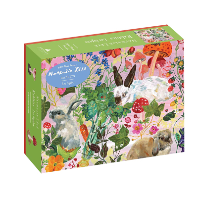 【现货】Rabbits 500-Piece Puzzle (Artisan Puzzle) 兔子拼图 500片拼图 Artisan Puzzle 英文原版图书籍进口正版 Nathalie Lete