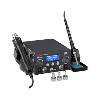 德力西热风枪拆焊台二合一无铅电烙铁手机电脑维修焊接恒温电焊台