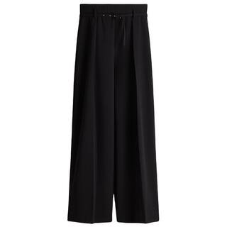 HM女装休闲裤夏季时尚通勤简约气质潮流宽松阔腿休闲裤1264858