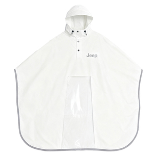 jeep吉普雨衣2025新款加厚加大电动电瓶车女款长款全身防暴雨雨披