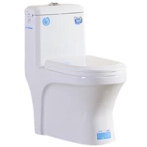 莱菲特陶瓷虹吸式马桶坐便器卫生间家用防臭静音节水大便池座便器