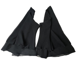 新中式大袖口旗袍宽中袖改良连衣裙T恤双层防晒假袖子设计师定制