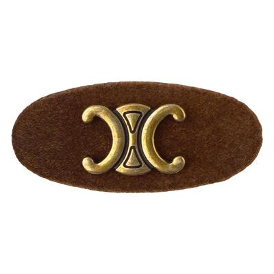 min字母植绒小发夹头饰