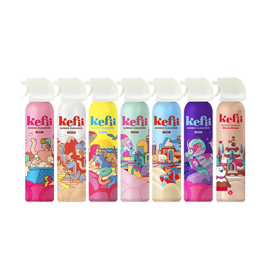 kefii儿童彩虹泡泡慕斯200ml