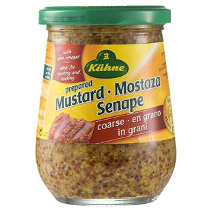 冠利粗粒芥末酱250g德国进口西餐原料海鲜寿司烤肉酱整粒芥末籽酱