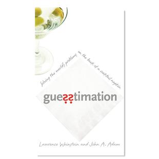 【预售】猜测在鸡尾酒餐巾背面解决世界问题英文社会科学进口原版外版书简装Guesstimation Solving the World's Problems on the