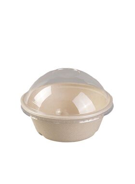 诺鲜冰沙甜品打包盒带超大球盖