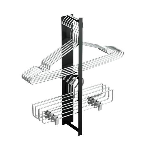 磁吸衣架收纳架洗衣机烘衣架侧面置物架金属防锈免打孔磁吸壁挂架