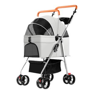 宠物推车狗狗猫咪犬轻便可折叠车包分离外出手推遛狗可分离提篮