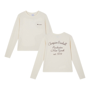 Champion冠军插肩袖长袖T恤女2025秋季新款美拉德元气少女风打底