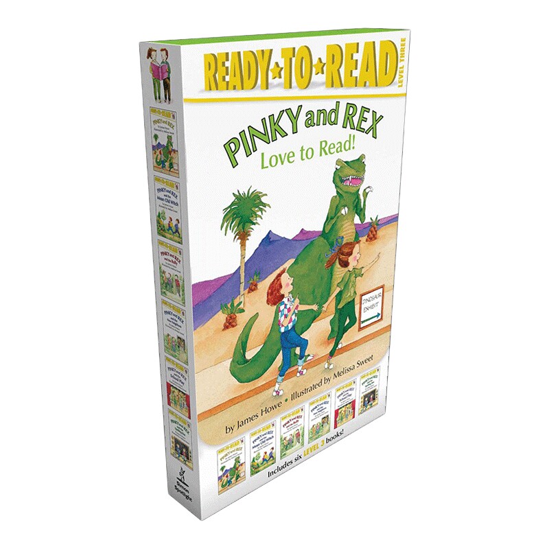 小指和雷克斯喜欢读书 英文原版 Ready To Read -Pinky And Rex Love 英文版 进口英语原版书籍