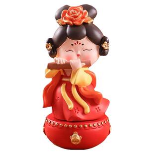 西安文创纪念品洛阳特产伴手礼物大唐不夜城不倒翁小姐姐玩具摆件