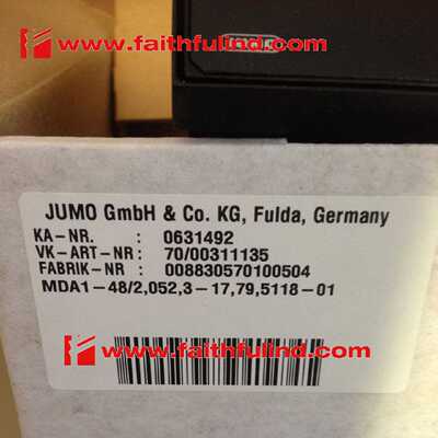 议价Jumo 00311135 久茂压力变送模块 MDA1-48/2,052,3-17,79,511