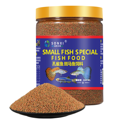 孔雀鱼灯科鱼饲料8年老品牌SONXI