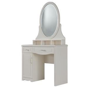 全友家居美式卧室带镜子梳妆台小户型家用收纳储物一体化妆桌子