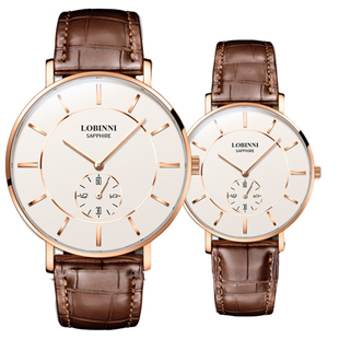 罗宾尼新款正品情侣手表情侣款一对简约气质名牌手表女石英表男