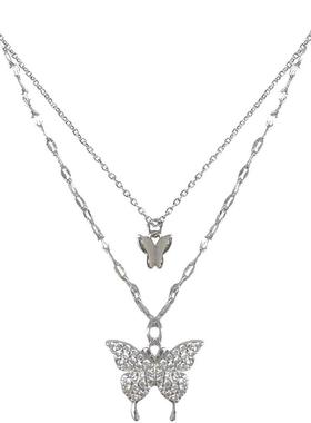 项链女轻奢小众高级设计感颈链锁骨钛钢2023年新款女生毛衣choker