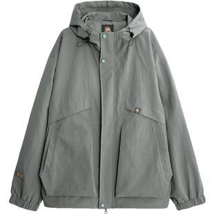 HEA x i.t fingercroxx联名国潮机能感连帽风衣夹克外套男女同款