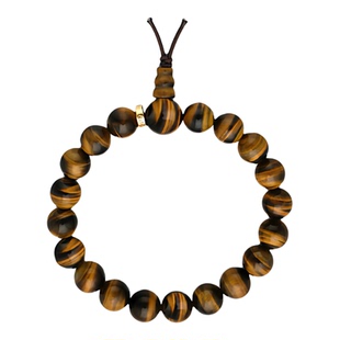 Loop Bless天然虎眼石手串女款圆珠串珠手链文玩简约饰品礼物