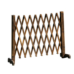 户外防腐木栅栏室外伸缩篱笆护栏室内宠物围栏装饰网格隔断木花架