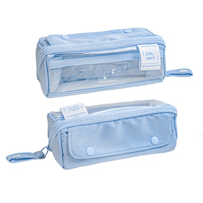 高颜值透明痛包棱镜笔袋