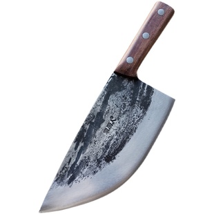 掌厨人手工锻打砍骨刀卖肉专用家用斩切排骨刀剁骨切猪肉屠夫商用