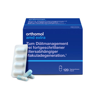 奥适宝orthomol德国叶黄素中老年成人护眼胶囊保健品眼睛玉米黄素