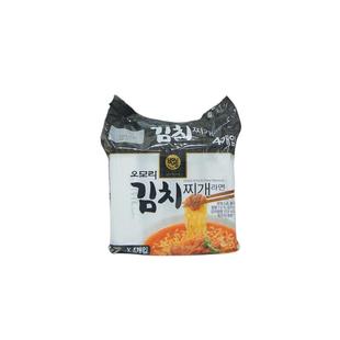 韩国GS25便利店精典款酸辣泡菜拉面160g*4袋包装预制料包汤底浓郁