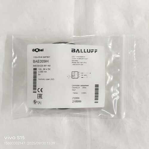 全新巴鲁夫BALLUFF接近开关，型号BAE009H，型号B议价