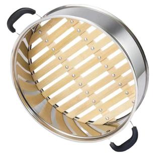 竹笼屉蒸笼家用电锅篦子加深蒸格电热锅蒸屉通用电炒锅笼屉配件