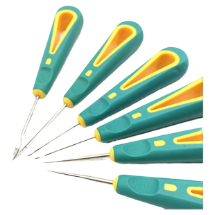 锥子手工修鞋补鞋钩针套装上鞋针线装书装订工具皮革皮具打孔锥针