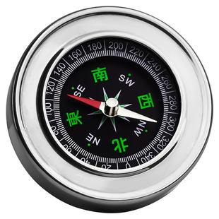 指南北针小磁针儿童二年级小学科学探索教具中学物理电磁学指南针指北针户外高精度便携式不锈钢金属外壳
