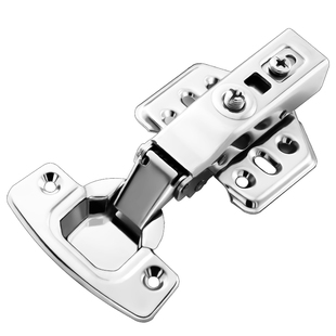 铰链304不锈钢液压缓冲阻尼橱柜门合页五金配件大弯中弯飞机合页