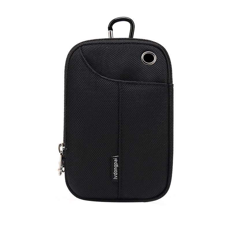 放6寸男挂包竖款潮户外带耳机孔穿皮带小腰包装5.7寸荣耀v8手机包