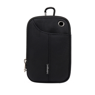 放6寸男挂包竖款潮户外带耳机孔穿皮带小腰包装5.7寸荣耀v8手机包