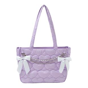 新款wego心动DIY链条挂件S码岛内直邮二次元痛包手提包