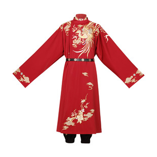 【重回汉唐X17周年 并蒂荣华】正品原创唐制圆领袍汉服婚服男装