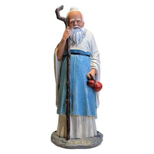 古代名医雕塑扁鹊诊脉李时珍张仲景华陀中医院药房养生馆模型摆件