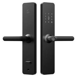 密码锁家用门锁出租房指纹锁半自动木门智能门锁可视带监控电子锁