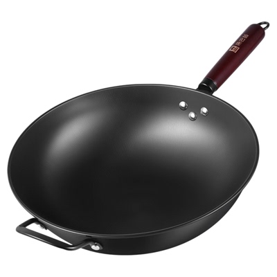 康巴赫铁锅凹面电磁炉专用炒菜锅