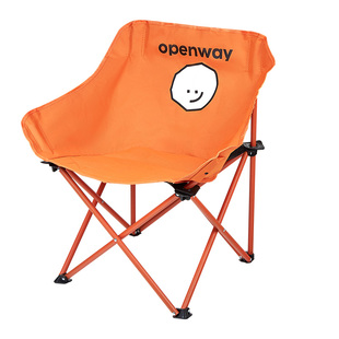沃特曼户外折叠椅子月亮椅便携式露营沙滩钓鱼旅行野餐营儿童板凳